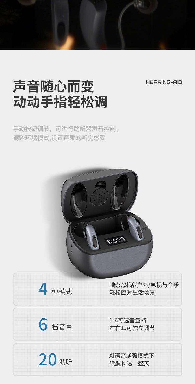 耳背式助听器天悦PRO